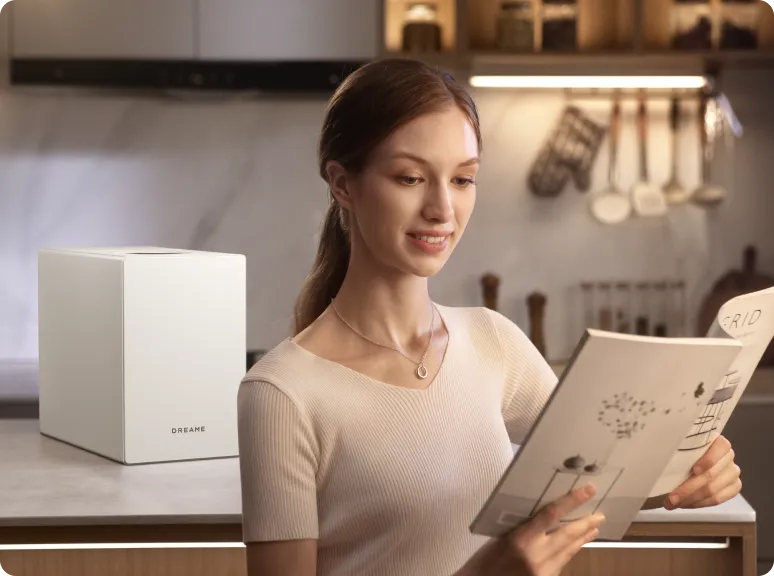 Der Dreame SF25 WiFi arbeitet mit nur 27 dB(A) so leise, dass er selbst nachts den Schlaf nicht stört.