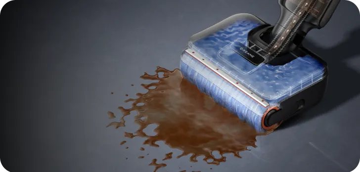 Dreame T12 Pro sorgt für einen sauberen Wischvorgang durch das Frischwasser-Reinigungssystem