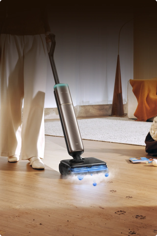 Hält Böden und Bürste hygienisch sauber
