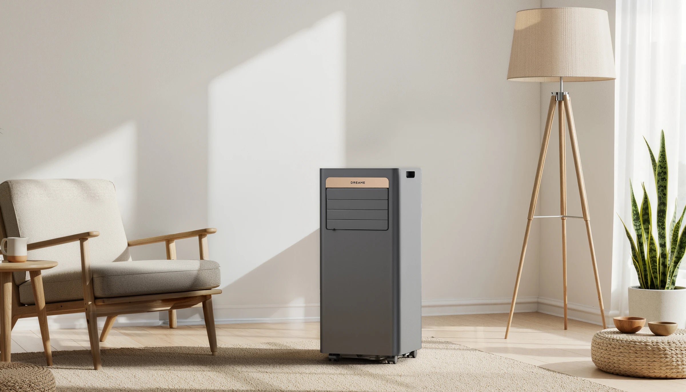 Dreame P-Wind10 Mobile Klimaanlage 9000 BTU passt mit ihrem kompakten Design in jeden kleinen Wohnbereich