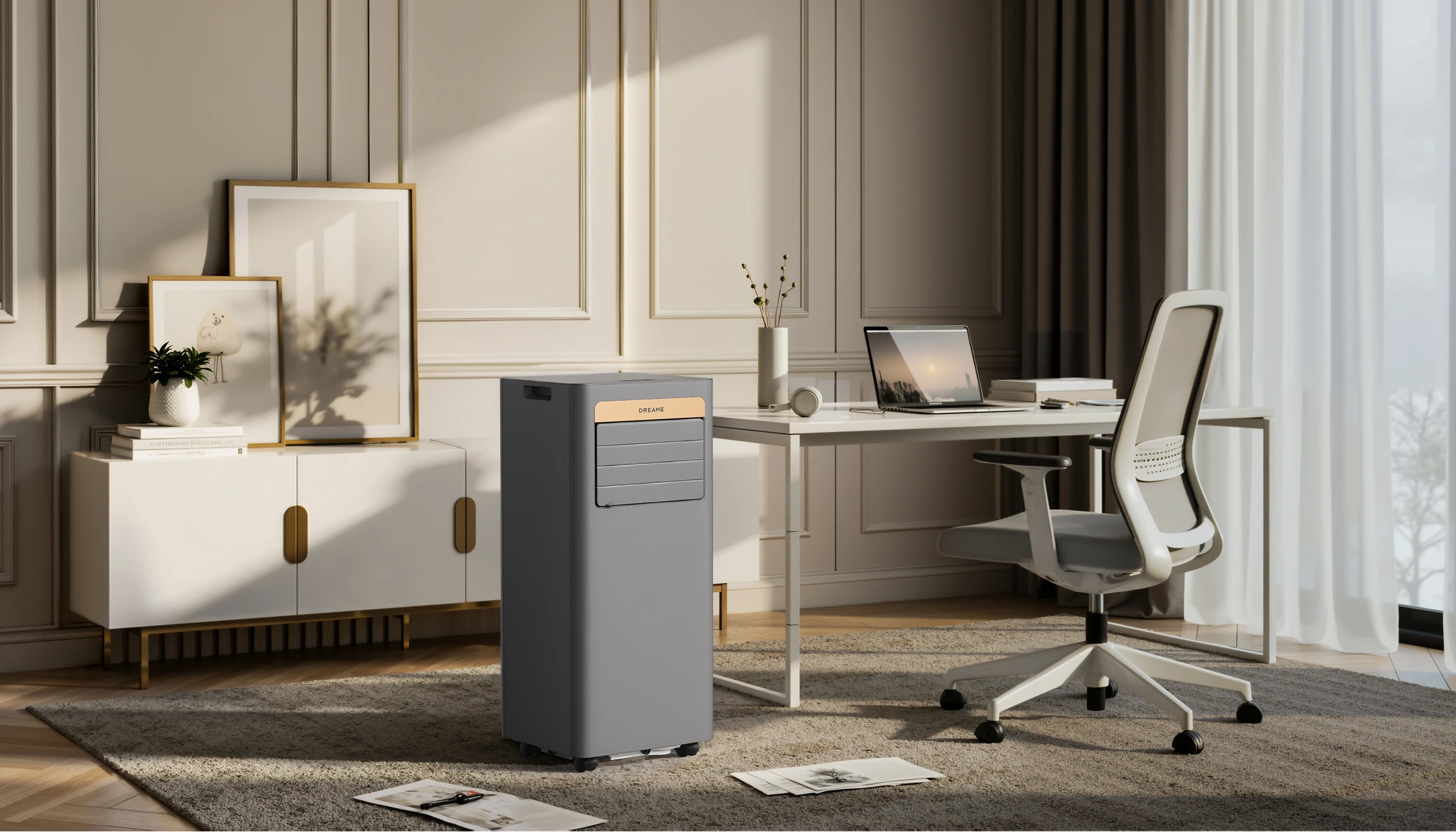 Dreame P-Wind10 Mobile Klimaanlage 9000 BTU überzeugt mit kompaktem Design und leisem Betrieb für das Homeoffice