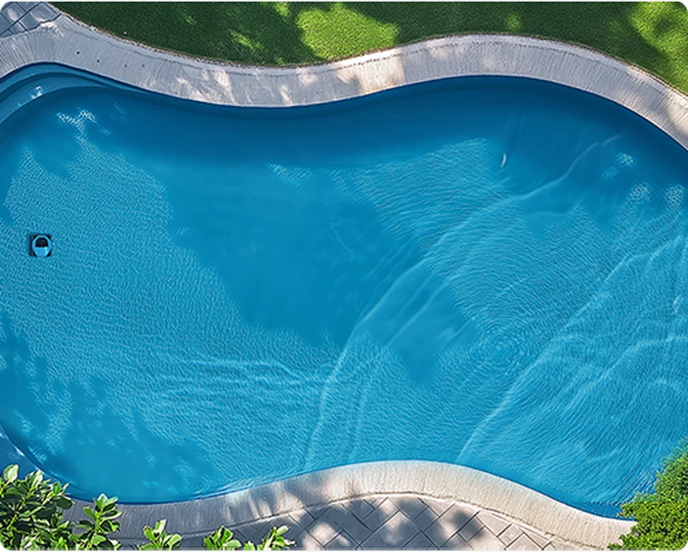 Z1 Serie Poolroboter mit bis zu 4 Stunden Reinigungszeit und einer Abdeckung von bis zu 200 m² Poolboden im ECO-Modus.