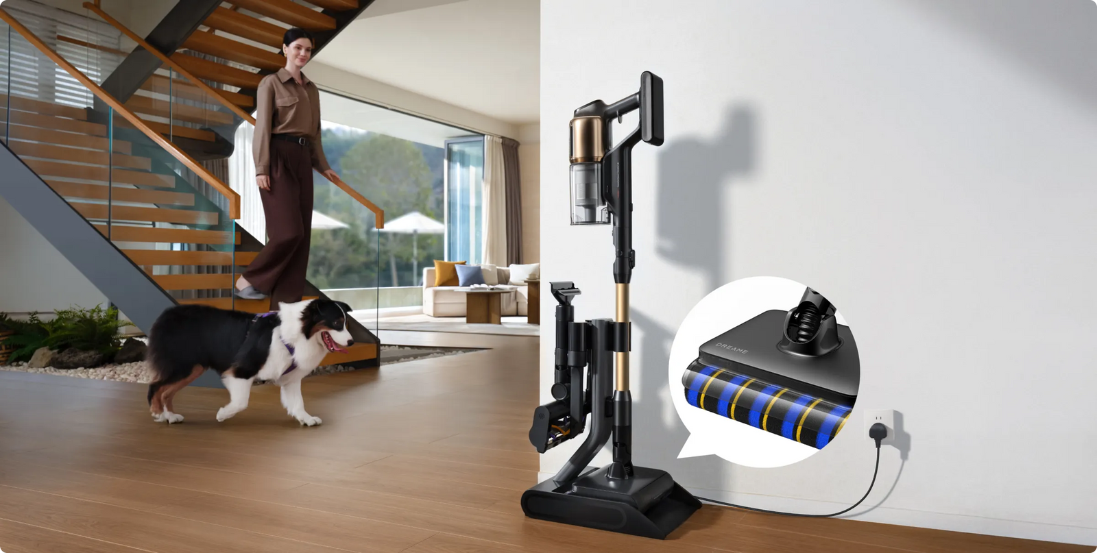 Dreame   Z30 Pro Aqua-A all in One Station für Selbstreinigung Laden und Aufbewahrung