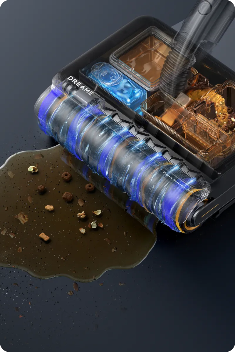 Dreame Z30 Pro Aqua-A Stielstaubsauger mit Nassreinigungsfunktion mit AquaCycle 2.0 Technologie für nassen und trockenen Schmutz.