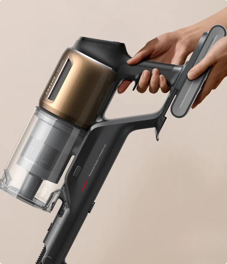 Dreame   Z30 Pro Aqua-A abnehmbarer Akku für eine längere Reinigungsdauer im Haushalt