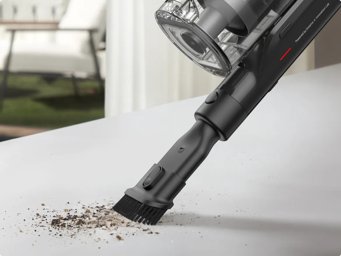 Weiche Staub bürste für Dreame   Z30 Pro Aqua-A entfernt Staub von Tastaturen und aus Ritzen.